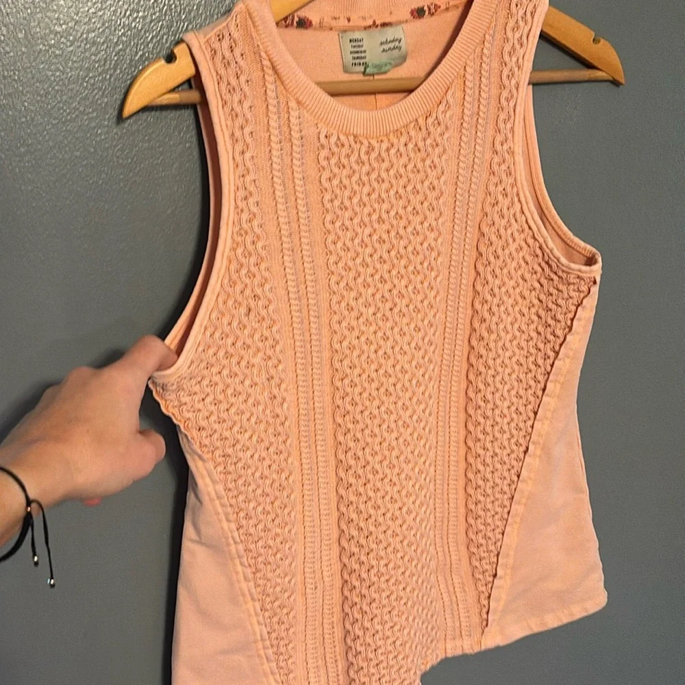 Anthropologie Sleeveless Knit Sweater, Stretchy